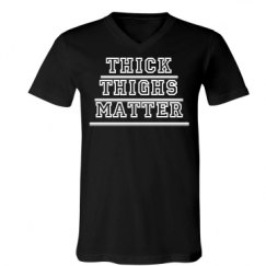 Unisex V-Neck Jersey Tee