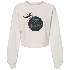White Ragland Pull Over Fleece with Zeal Logo