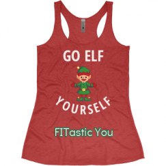 Ladies Slim Fit Super Soft Racerback Triblend Tank