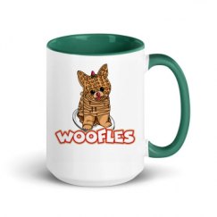 15oz Ceramic Mug with Color Inside