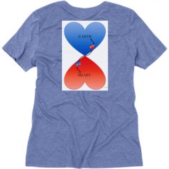 Ladies Relaxed Fit Super Soft Triblend V-Neck Tee