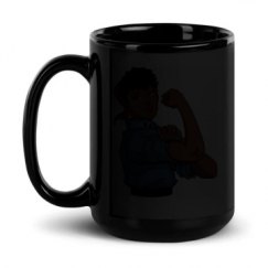 15oz Black Glossy Mug