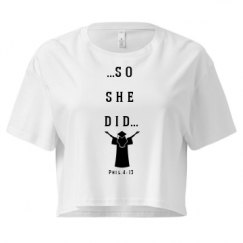 Ladies Festival Cali Crop Top Tee