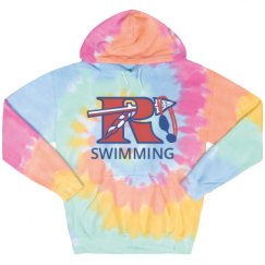 Unisex Tie-Dye Fleece Hoodie