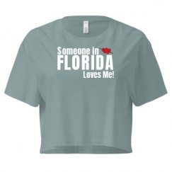 Ladies Festival Cali Crop Top Tee