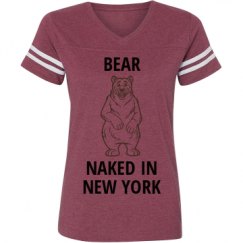 Ladies Relaxed Fit Vintage Sports Tee