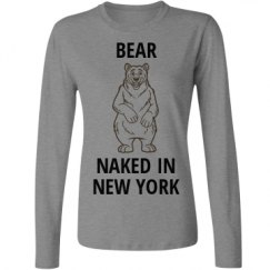 Ladies Relaxed Fit Basic Long Sleeve Tee