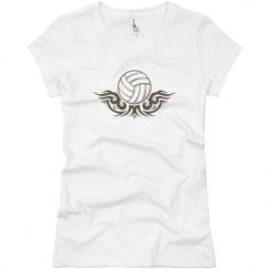 Ladies Slim Fit Basic Promo Jersey Tee