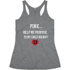 Ladies Slim Fit Super Soft Racerback Triblend Tank