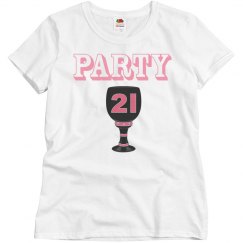 21ST Party Tee Shirt 
