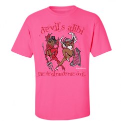 Unisex Ultra Cotton Safety Neon Crewneck Tee