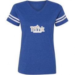 Ladies Relaxed Fit Vintage Sports Tee