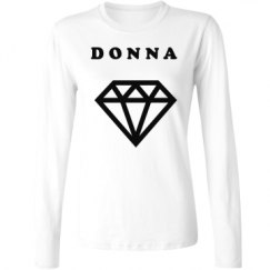 Ladies Relaxed Fit Basic Long Sleeve Tee