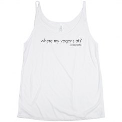 where my vegans slouchy tank