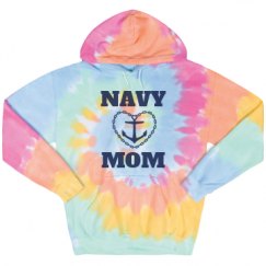 Unisex Tie-Dye Fleece Hoodie
