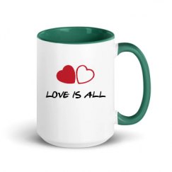 15oz Ceramic Mug with Color Inside