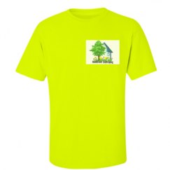 Unisex Ultra Cotton Safety Neon Crewneck Tee