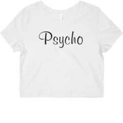 Ladies Slim Fit Crop Top Tee