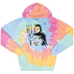 Unisex Tie-Dye Fleece Hoodie
