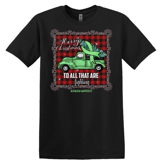 Achalasia Fighter Achalasia Awareness - Buffalo plaid t