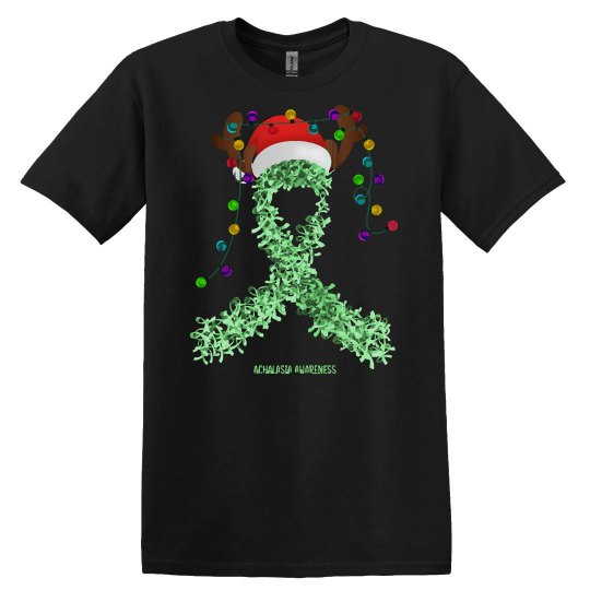 Achalasia Fighter Achalasia Awareness - ribbon santa ha