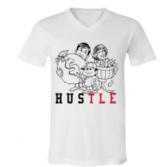Unisex V-Neck Jersey Tee