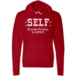 Self Branded Clothing. Red White