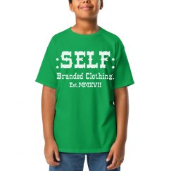 Youth SELF Branded Green White