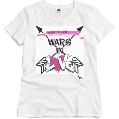 Misses Pink Wars in Love T-Shirt