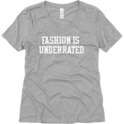 Ladies Relaxed Fit V-Neck Tee