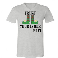 Unisex V-Neck Jersey Tee