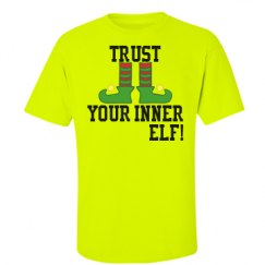 Unisex Ultra Cotton Safety Neon Crewneck Tee