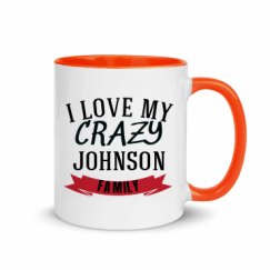 11oz Ceramic Mug with Color Inside