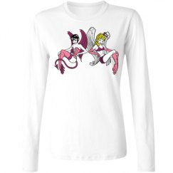 Ladies Relaxed Fit Basic Long Sleeve Tee