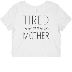 Ladies Slim Fit Crop Top Tee