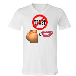 Unisex V-Neck Jersey Tee