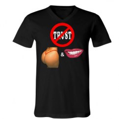 Unisex V-Neck Jersey Tee