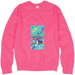 Unisex Neon Crewneck Sweatshirt