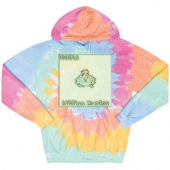 Unisex Tie-Dye Fleece Hoodie