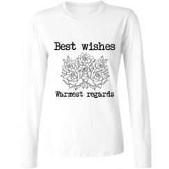 Ladies Relaxed Fit Basic Long Sleeve Tee