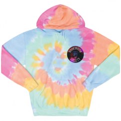 Unisex Tie-Dye Fleece Hoodie