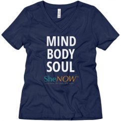 Ladies Relaxed Fit V-Neck Tee