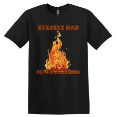 Burning Man CRPS Awareness T-Shirt