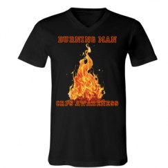 Unisex V-Neck Jersey Tee