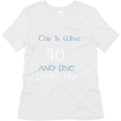 Ladies Relaxed Fit Super Soft Triblend Tee