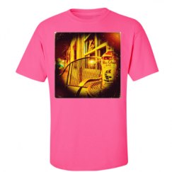 Unisex Ultra Cotton Safety Neon Crewneck Tee