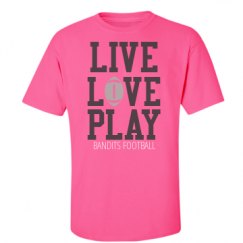 Unisex Ultra Cotton Safety Neon Crewneck Tee