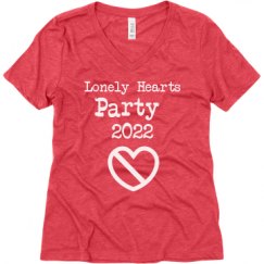 Ladies Relaxed Fit Super Soft Triblend V-Neck Tee