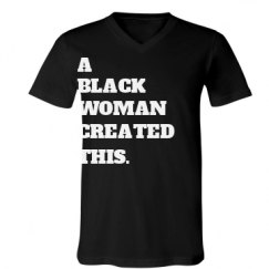 Unisex V-Neck Jersey Tee