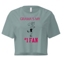 Ladies Festival Cali Crop Top Tee